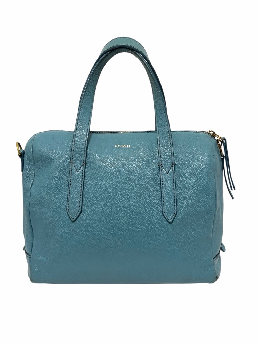 Fossil Vintage Teal Sydney Satchel - Outstanding Condition